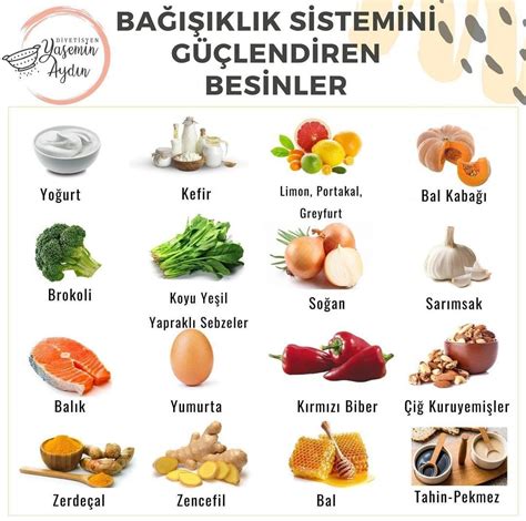 Bağışıklık sistemini güçlendiren besinler ve tarifler